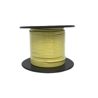 Yellow Light Duty Hook-up Wire - 25m