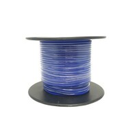 Blue Light Duty Hook-up Wire - 25m