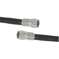 1.5m High Quality RG6 Quad Shield Lead with Crimped Connectors