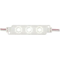 IP65 LED Light Module String, 10x 3x3528-LEDs, Cool White