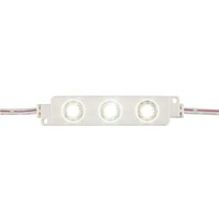 IP65 LED Light Module String, 10x 3x5050-LEDs, Cool White
