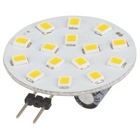 G4 LED Replacement Light,15x2835 LEDs, 120º 12VAC/DC, Warm White