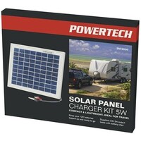 POWER TECH Solar Panel Charger Kit, 12V 5W